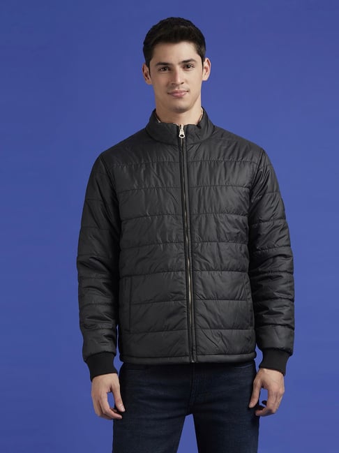 Pepe Jeans White Regular Fit Quilted Reversible Jacket-picture-19