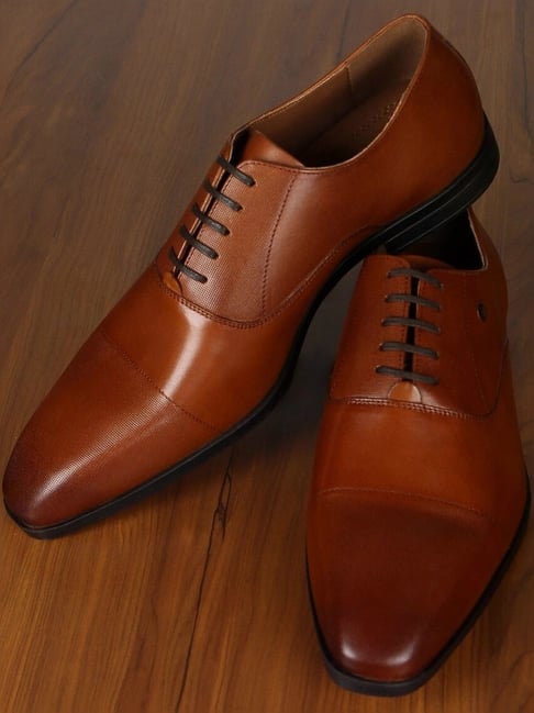 Louis Philippe Men's Brown Oxford Shoes-picture-36