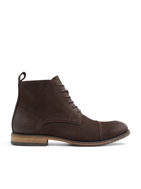 Aldo Men's Brown Derby Boots