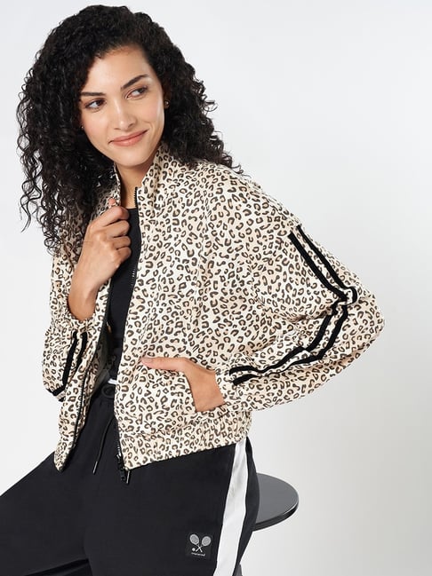 Ajile by Pantaloons White Animal Print Jacket-picture-27