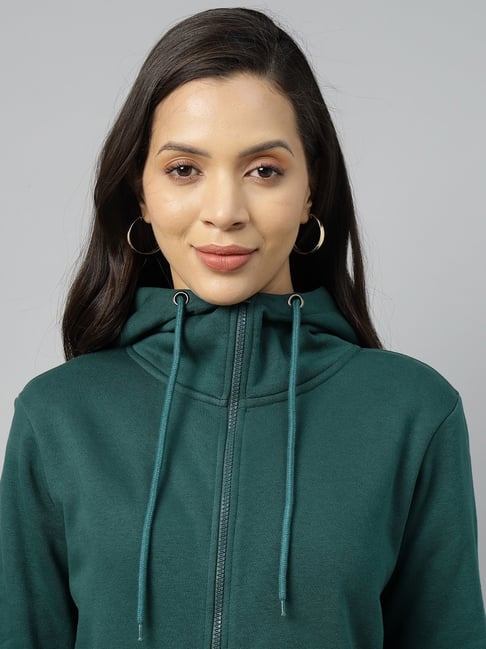 Hancock Green Fleece Solid Sweatshirt