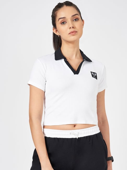 Ajile by Pantaloons White Solid Top-picture-196