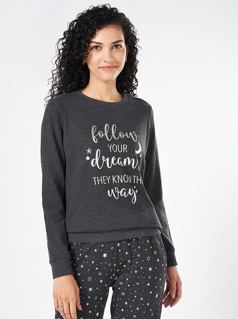 Dreamz by Pantaloons Black Print Top