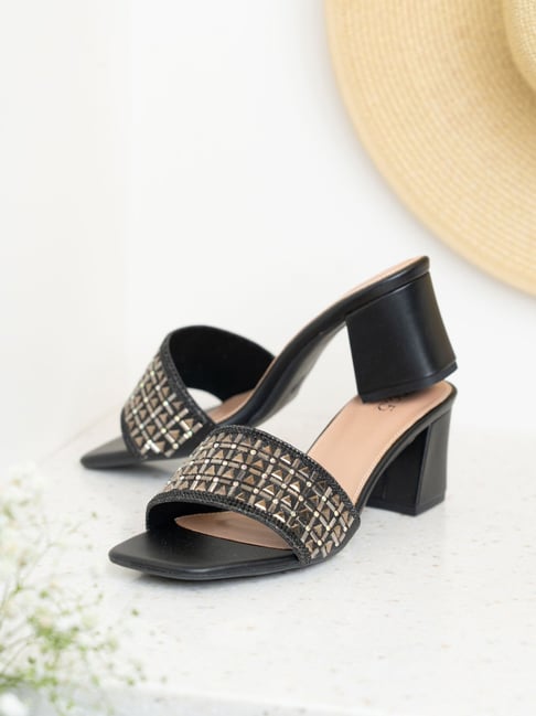 Inc.5 Women's Black Casual Sandals-picture-45
