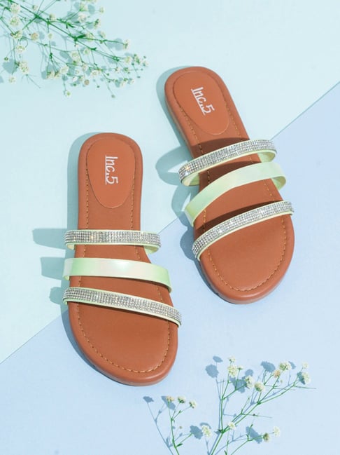 Inc.5 Women's Green Casual Sandals-picture-27