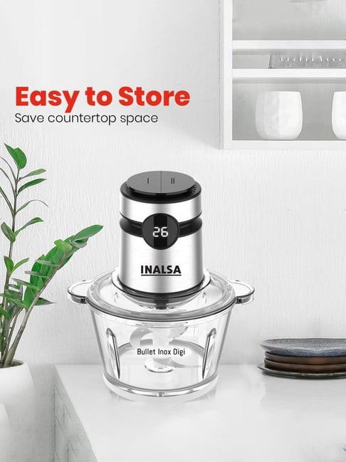 Inalsa Bulletinox Digi Electric Chopper 500W With Digital Timer
