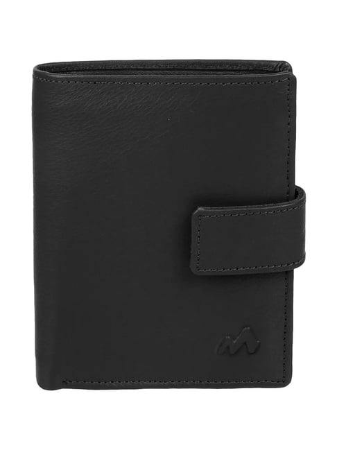 Metro Black Solid Bi-Fold Wallet For Men-picture-13