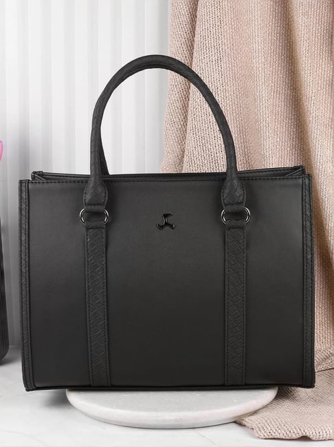 Sling Bag Mochi Handbags India Mochi Black Solid Medium Tote Handbag
