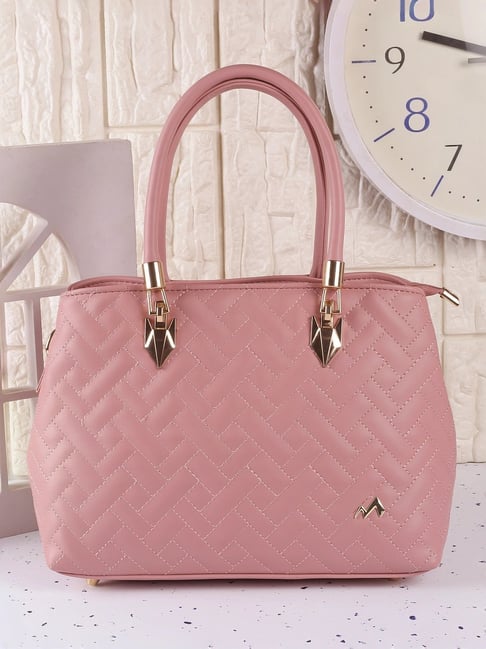 Metro Pink Quilted Medium Handbag-picture-21
