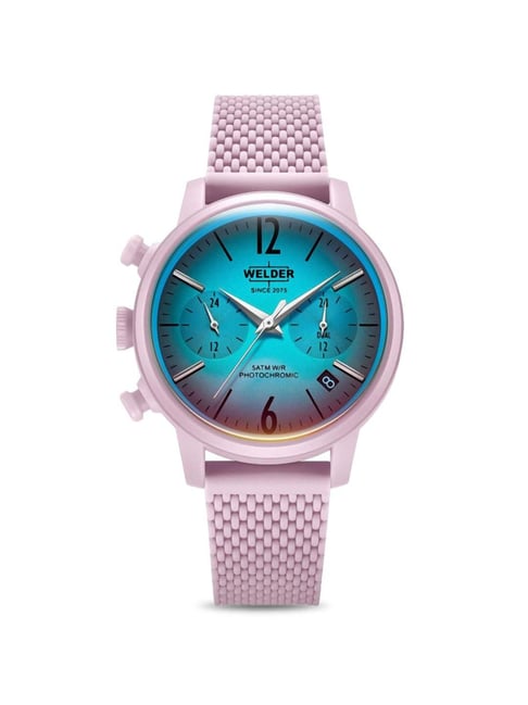 Welder WWRP602 Popart Dual Time Analog Watch for Women