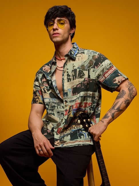 The Souled Store Multi Regular fit Print Shirts-picture-21