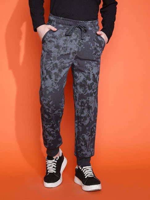 Lil Tomatoes Boys Charcoal Camouflage Track Bottoms Joggers