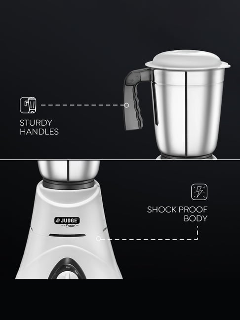 Buy Prestige Comet Mixer Grinder 500W with Jar Lid (Silver
