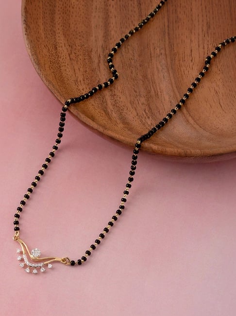 Mia by Tanishq Serenade Shine Gold and Diamond Mangalsutra