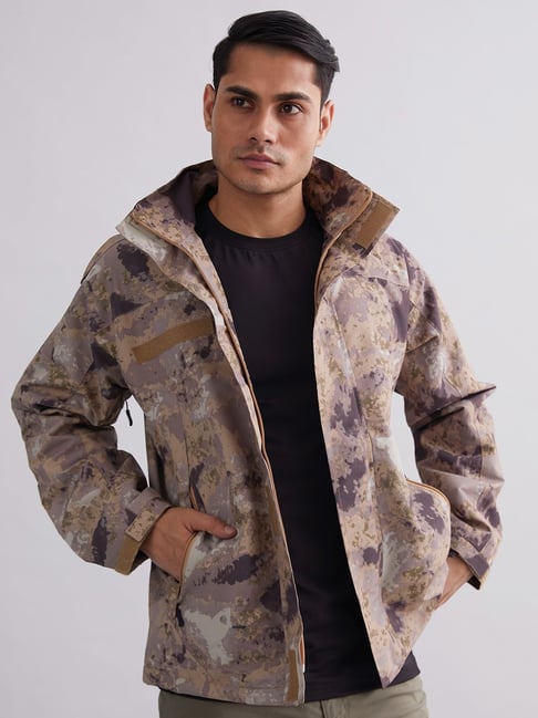 MOUNTMILLER Men's Camouflage Airshell Hooded Tactical Wind Jacket-picture-13