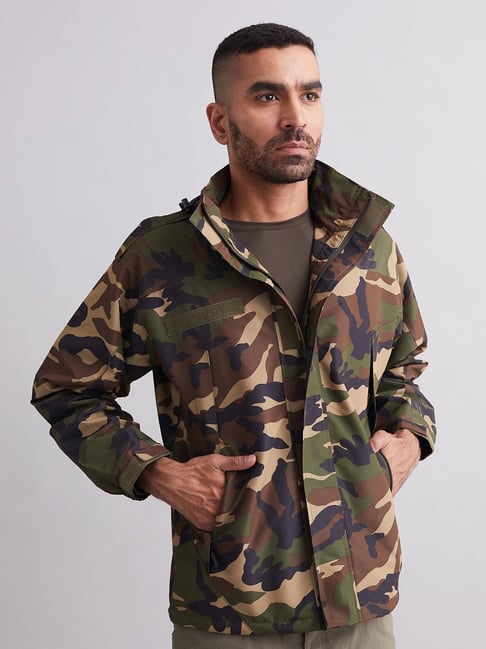 MOUNTMILLER Men's Camouflage Airshell Hooded Tactical Wind Jacket-picture-10