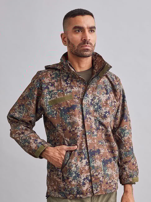 MOUNTMILLER Men's Camouflage Airshell Hooded Tactical Wind Jacket-picture-14