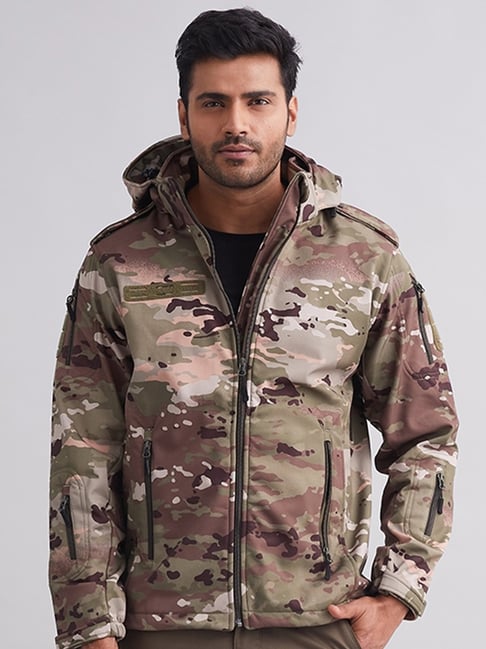 Mountmiller Multicolor Regular Fit Camouflage Jackets-picture-11