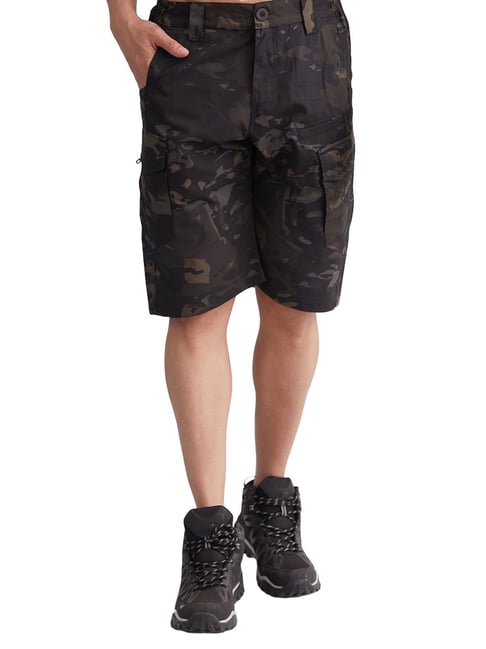 MOUNTMILLER Men's Comfortable Fit Mid Rise Explorer Ripstop Tactical Camouflage Shorts-picture-25