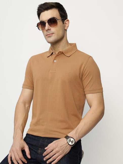 Price History of Hancock Yellow Regular fit Solid T-Shirt from