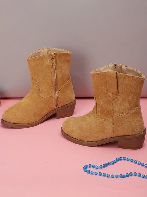 Truffle Collection Kids Beige Casual Booties