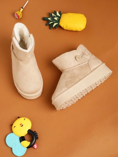 Truffle Collection Kids Beige Casual Boots