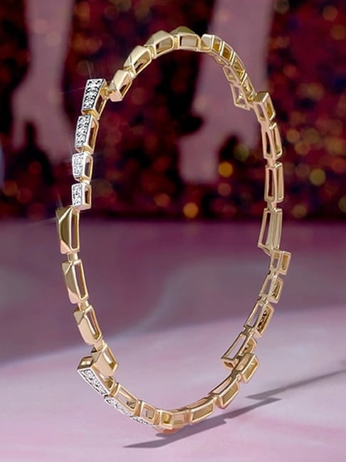 Buy Mia by Tanishq Twilight Radiance Gold Diamond Bangle Online