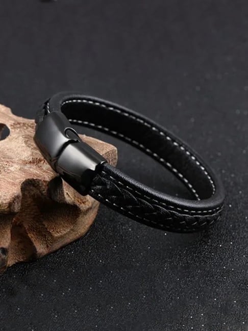 Buy YouBella European Hot Retro Style Leather Band Bracelet Online