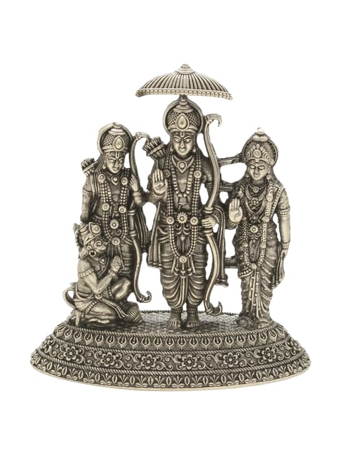 Buy Sri Jagdamba Pearls 800 Silver Ram Parivar Idol - 37 gm Online