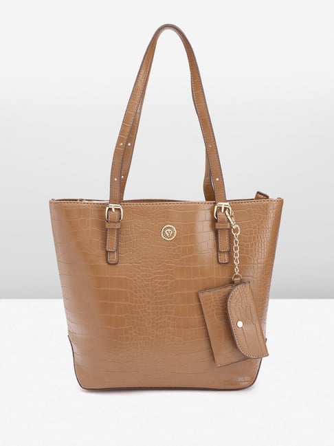 Buy Anne Klein Textured Tote Handbag with Card Case for Women At