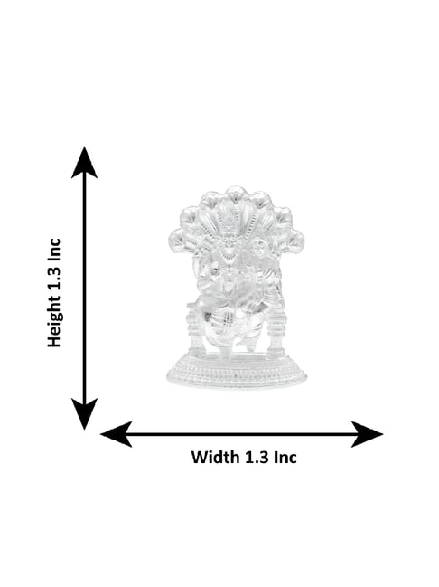 Buy Sri Jagdamba Pearls 800 Silver Lakshmi Narasimha Swamy Idol