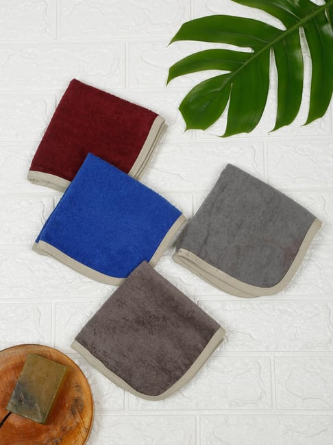 CreevaMulticolor Cotton Solid Towels