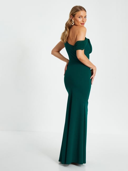 sachin and babi light blue dress This stunning dress in a beautiful emerald green