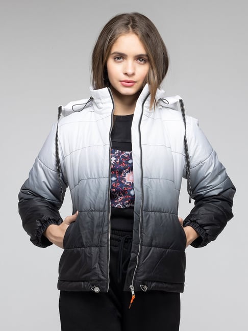 SHAYE White Ombre Puffer Jacket-picture-45