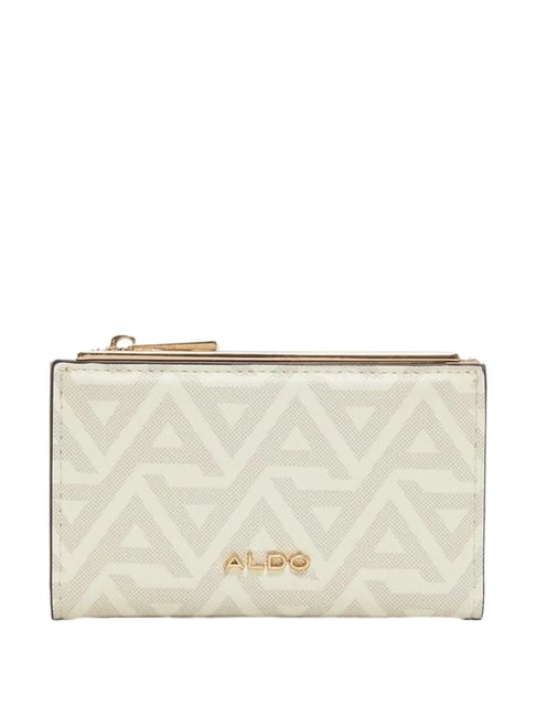 ALDO Grey Printed Bi-Fold Wallet for Women