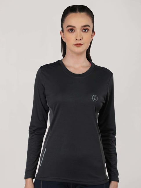 Chkokko Black & Grey Plain T-Shirt-picture-47