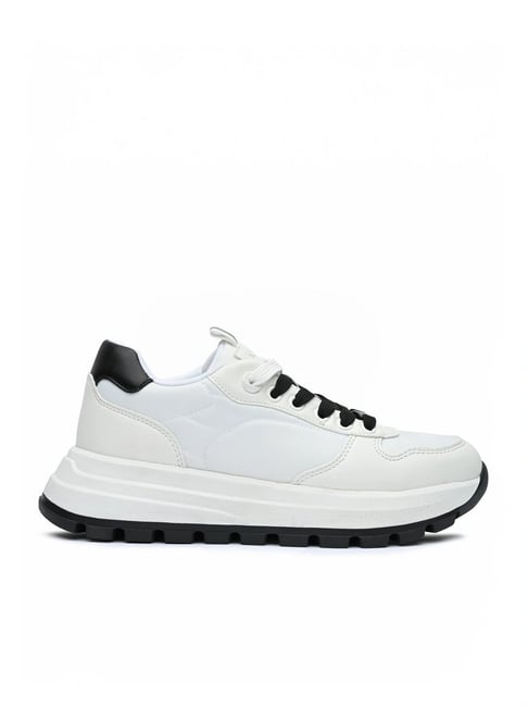 Aldo Men's White Casual Sneakers