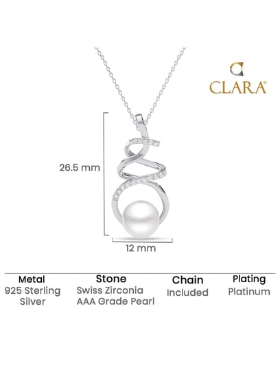 ネックレス・ペンダント +ENGBROX+ silver925 clara pearl necklace EBNL22005 clara pearl necklace - ENGBROX | 60% - Asian Fashion Online