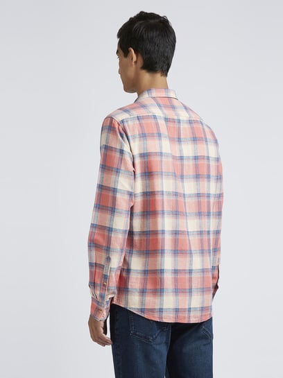 シャツ HUECLOSET Peach Check Shirt 25KERO57 Toad and Co Women's Flannel Shirt - Plaiditude | Title Nine