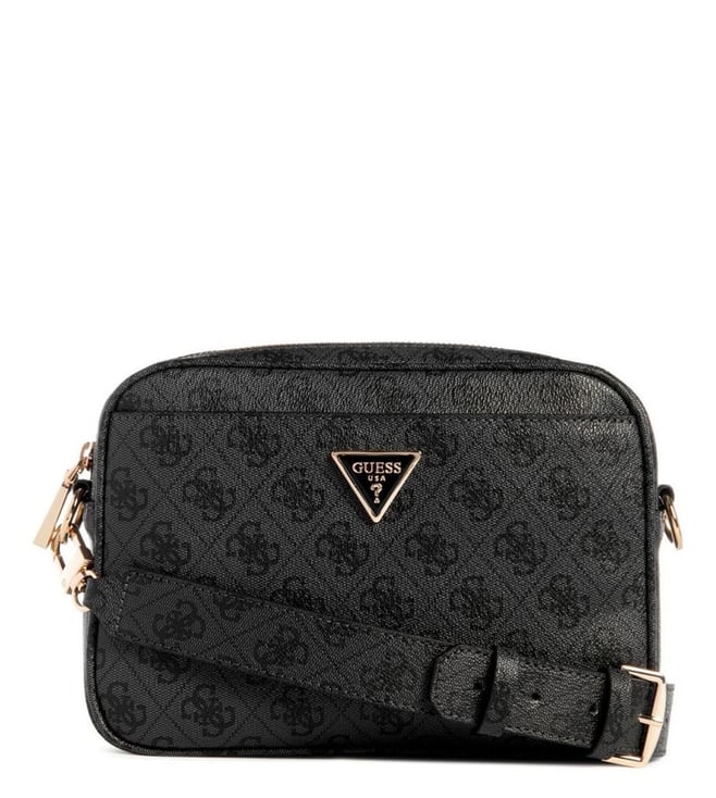 Guess Coal Logo Meridian Medium Camera Bag
