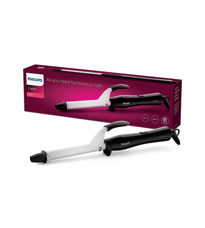 Buy PHILIPS BHB862 00 Style Care Ceramic Hair Curler 60s Result Black for Online Tata CLiQ