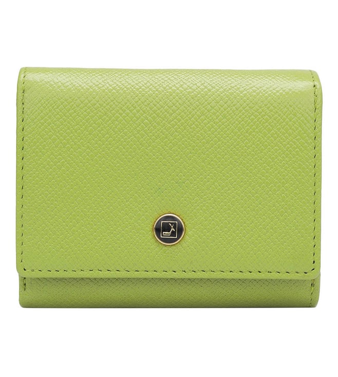 Price History of Da Milano Genuine Leather Lime Women Wallet from