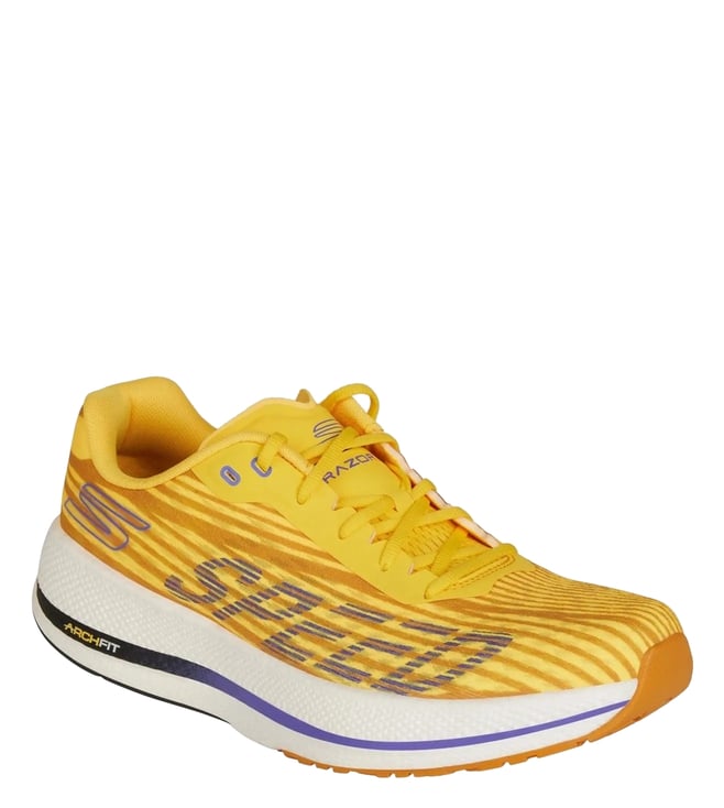 Skechers go run 4 mens yellow discount