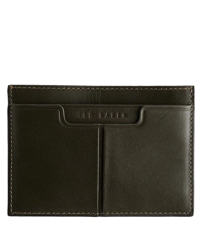 Billetera Hombre Pequeña Vertical Cartera Ted Baker Con Detalle De