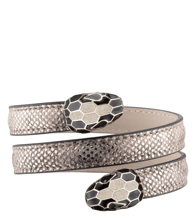 Buy Serpenti Forever Leather Bracelet for Women Online Tata CLiQ Luxury