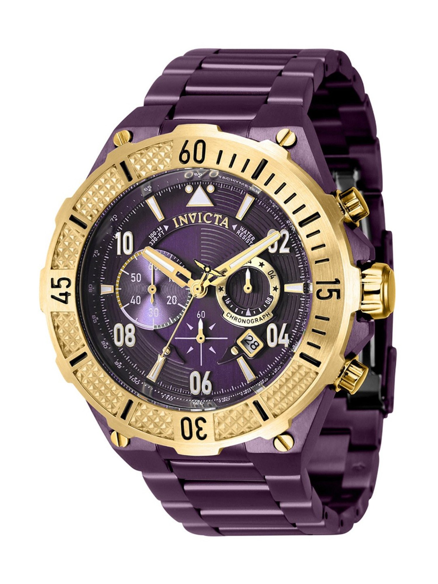 invicta purple men's watch