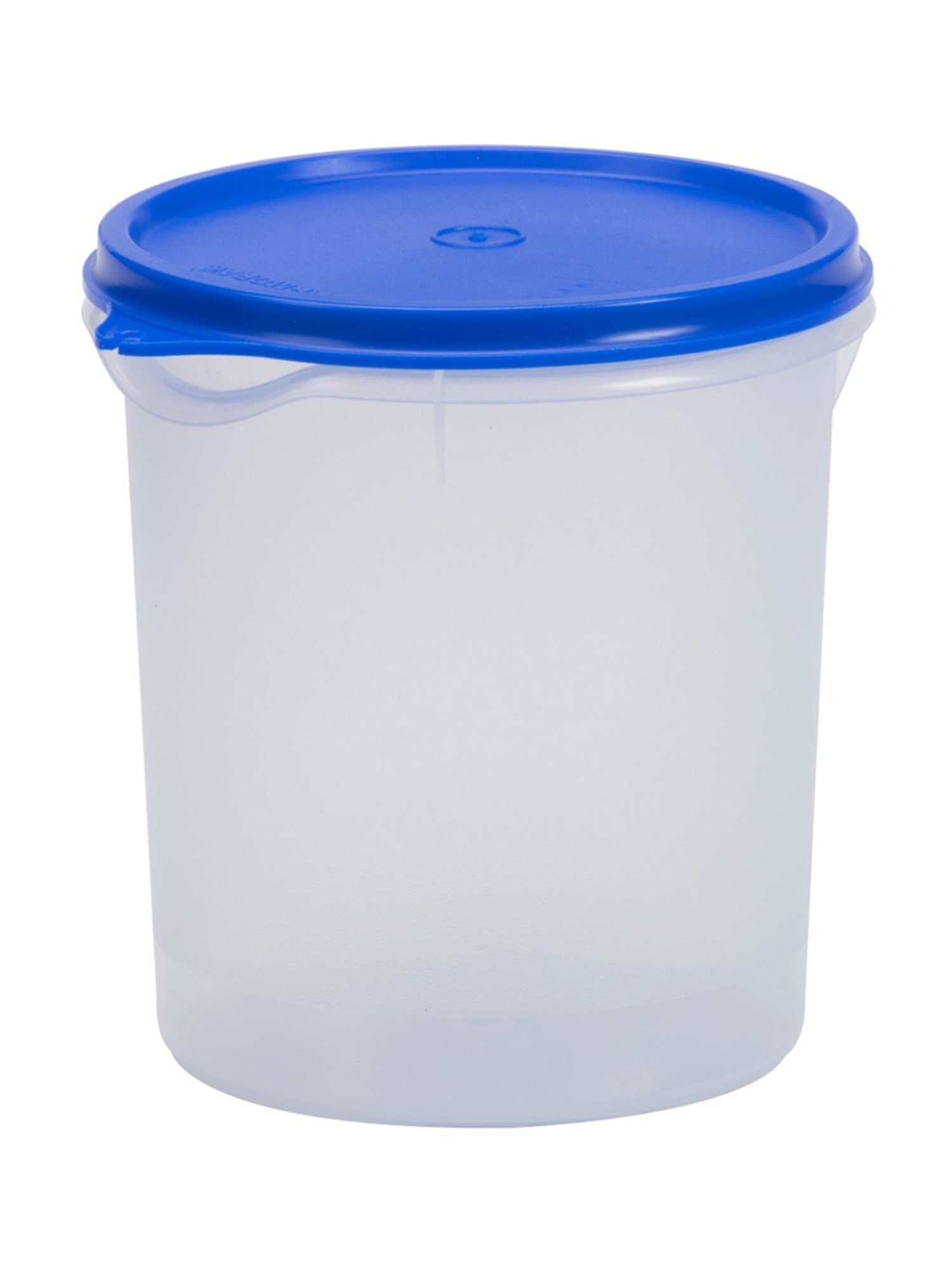 Buy Varmora Grocery Blue Plastic Round Air-Tight Container Set