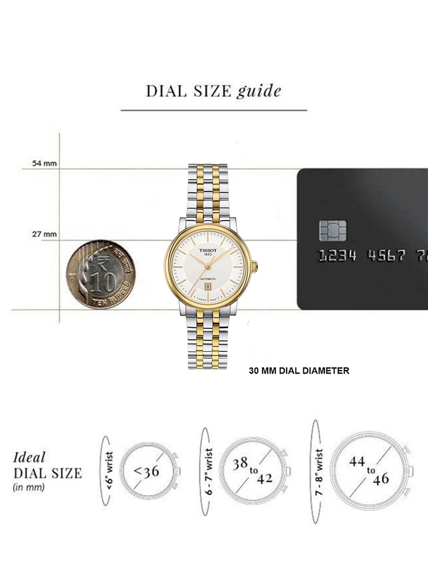 Buy Tissot T1222072203100 T-Classic Date Watch for Women at Best