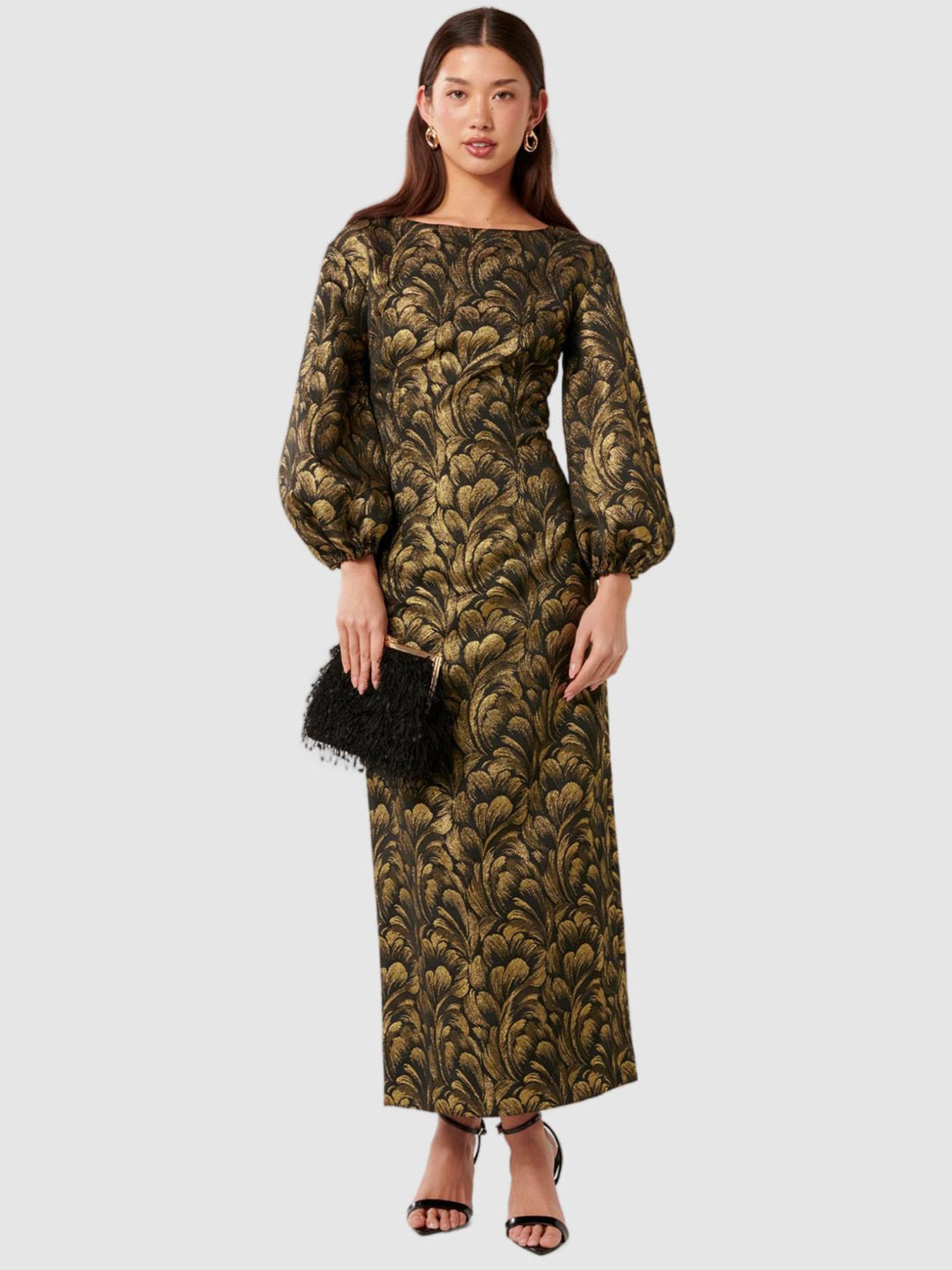 Forever New Mona Jacquard Maxi Dress