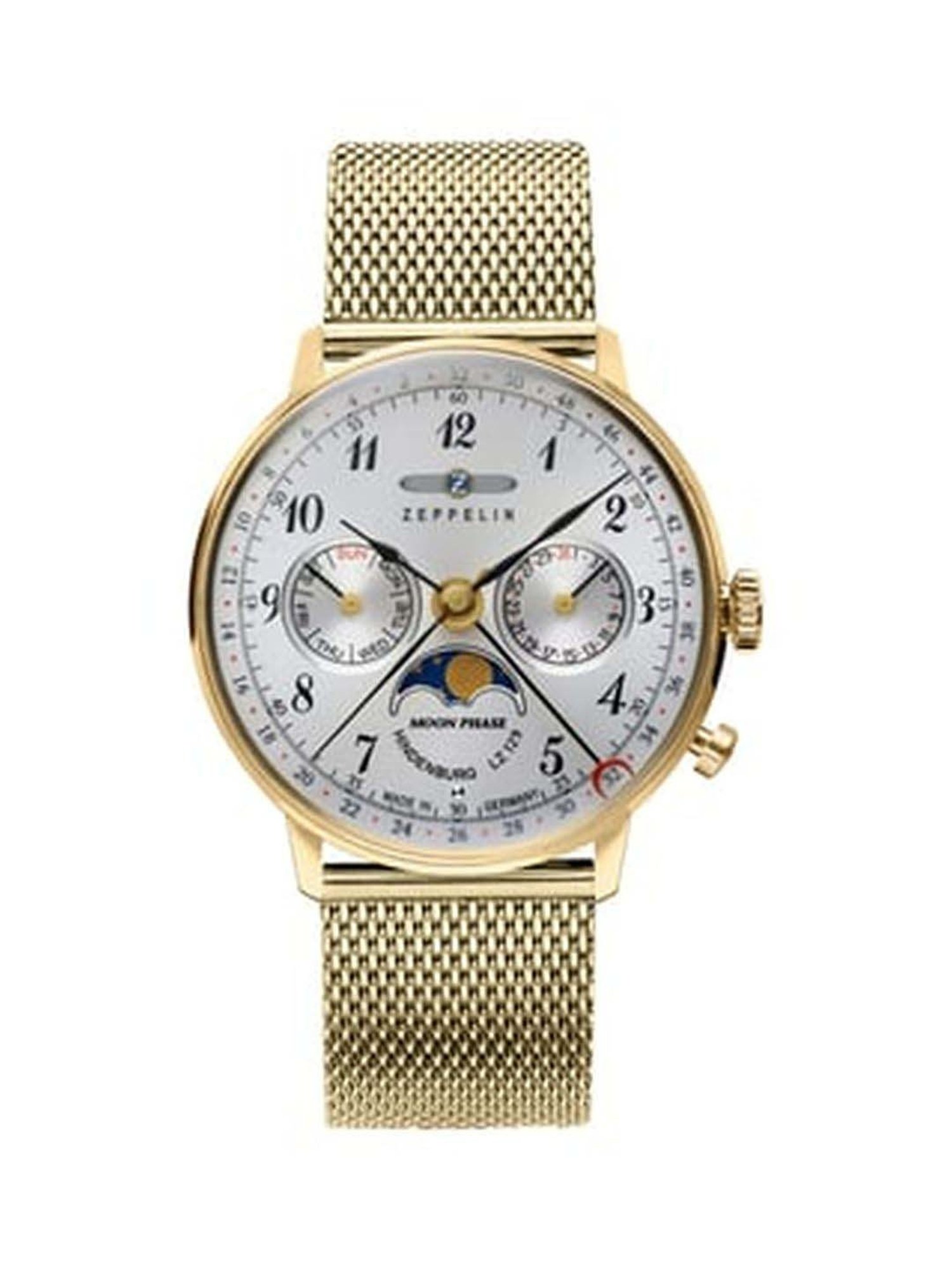 ルン Buy Zeppelin Lz 127 Open Heart Analog Dial Color Beige Men Watch